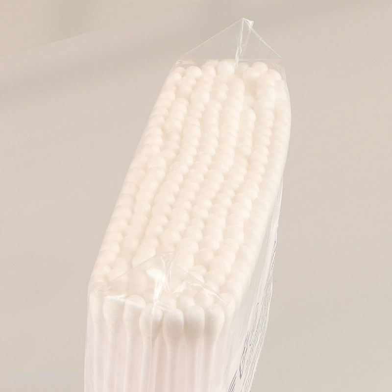 Hot Selling Cotton Buds 200 Pieces Double Tipped Organic Cotton Swabs
