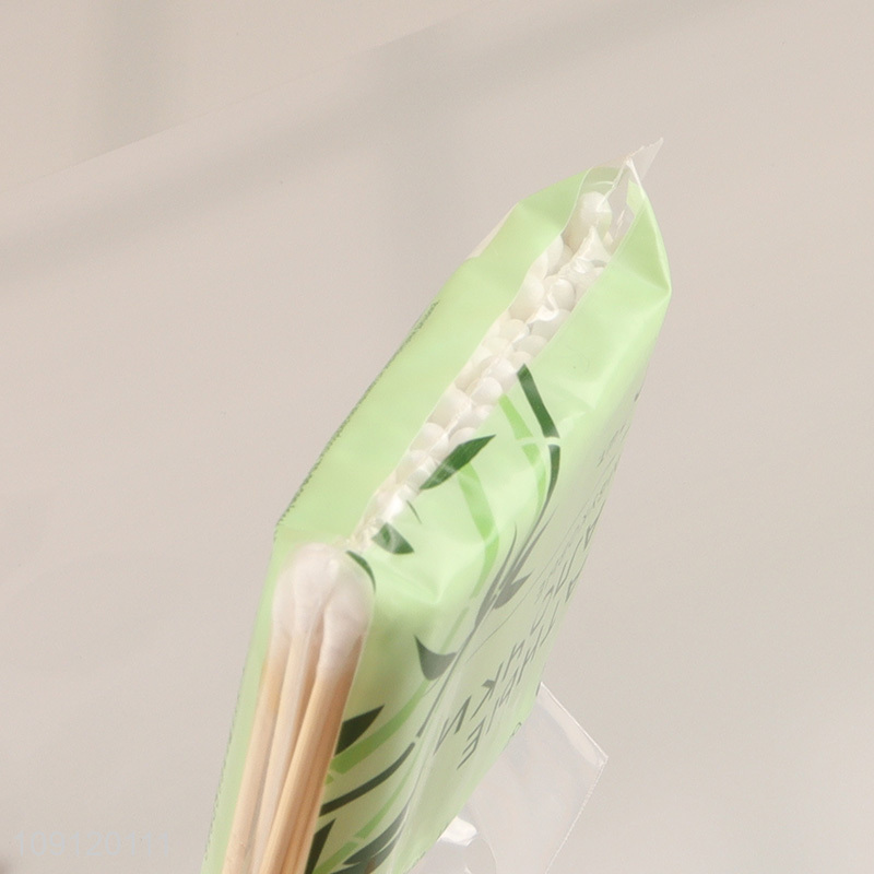 Factory Price 100 Pieces Cotton Buds Disposable Natural Cotton Swabs