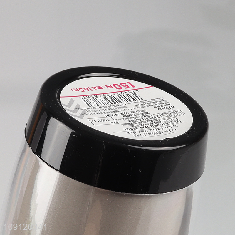 New Product 350ML Double Walled Plastic Tumbler Travel Coffee Mug with Lid