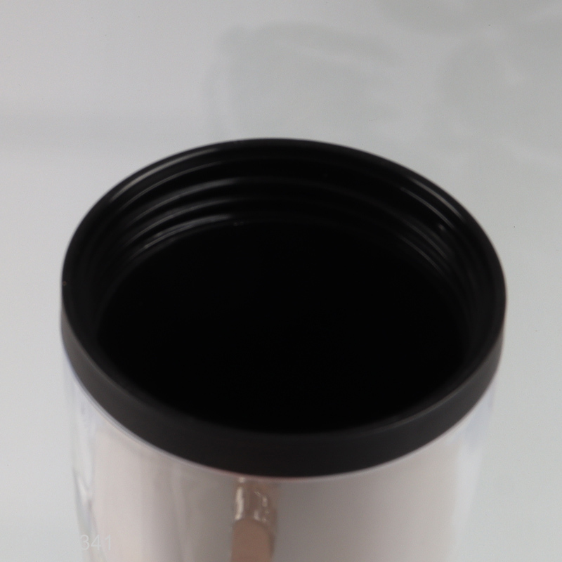 New Product 350ML Double Walled Plastic Tumbler Travel Coffee Mug with Lid