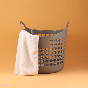 Good Quality Large Hollowed Out Plastic Clothes Hamper Plastic Laundry Basket