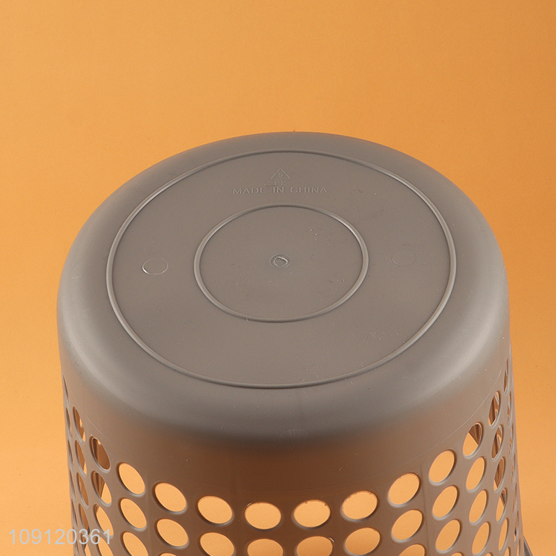 New Product Small Hollowed Out Plastic Laundry Hamper Plastic Laundry Basket