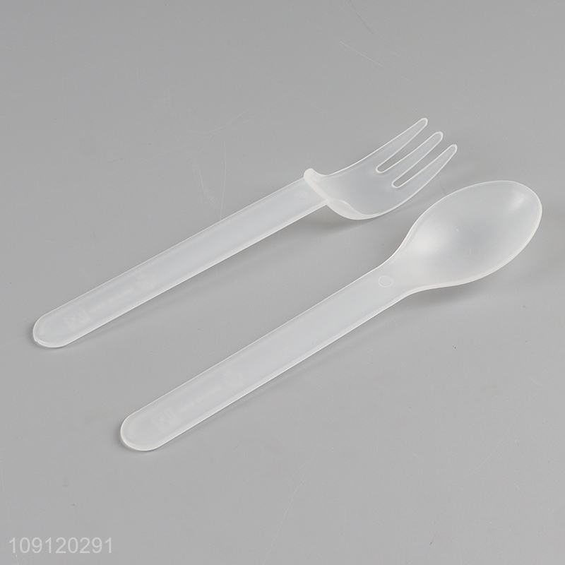 New Arrival 3-Compartment Leak Proof Plastic Bento Lunch Box with Spoon & Fork