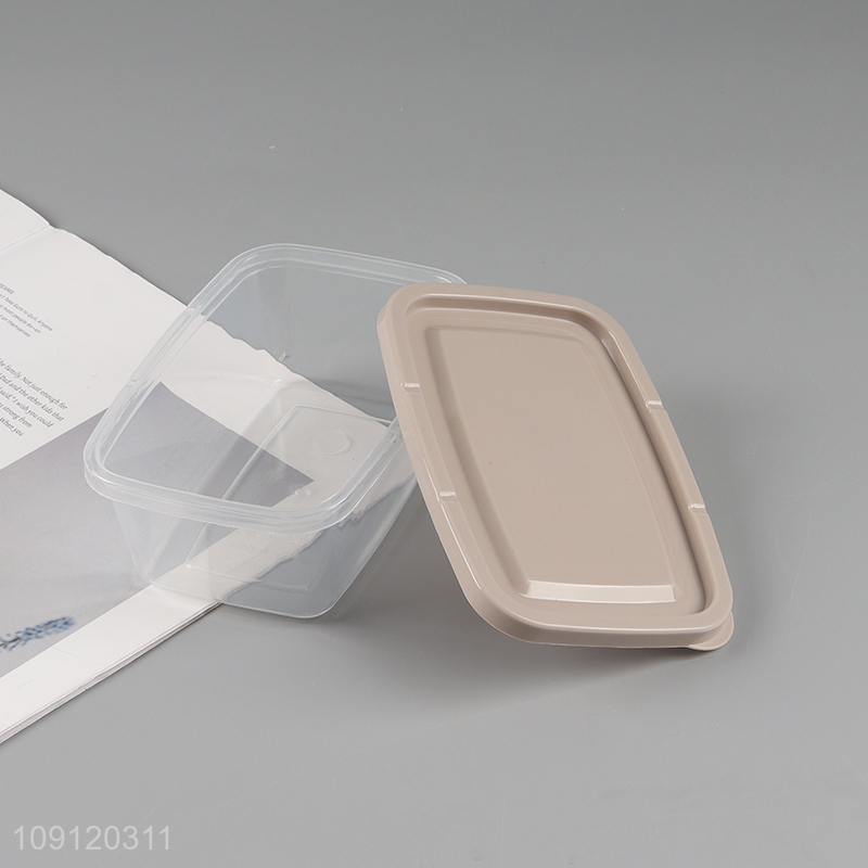 High Quality 3PCS Plastic Food Containers Food Crispers for Kitchen Refrigerator