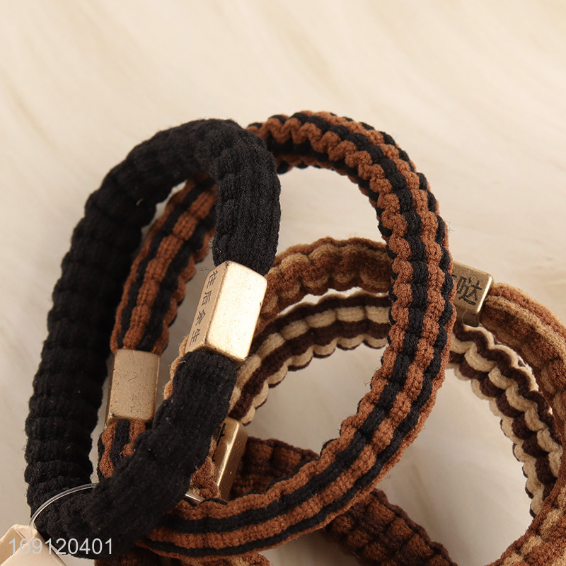 Popular products 5pcs elastic women hair band hair rope for hair decoration