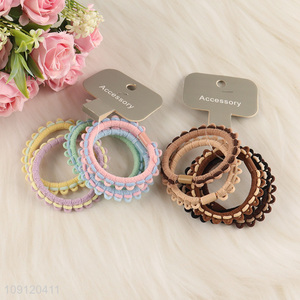 Most popular multicolor elastic hair band hair rope girls hair accessories