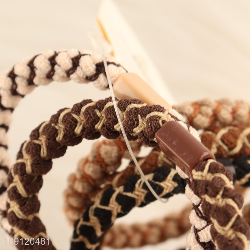 Latest products 5pcs girls hair band hair rope elastic hair ring