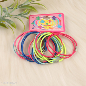 Good quality colorful elastic fashion hair band hair rope for girls