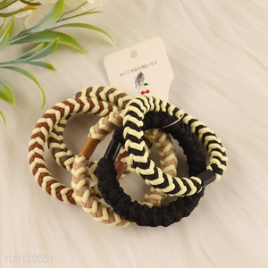Top sale elastic 5pcs hair band hair rope girls hair accessories