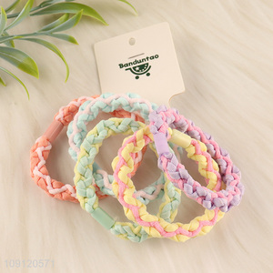 Best sale candy color elastic girls hair decoration hair band hair rope wholesale