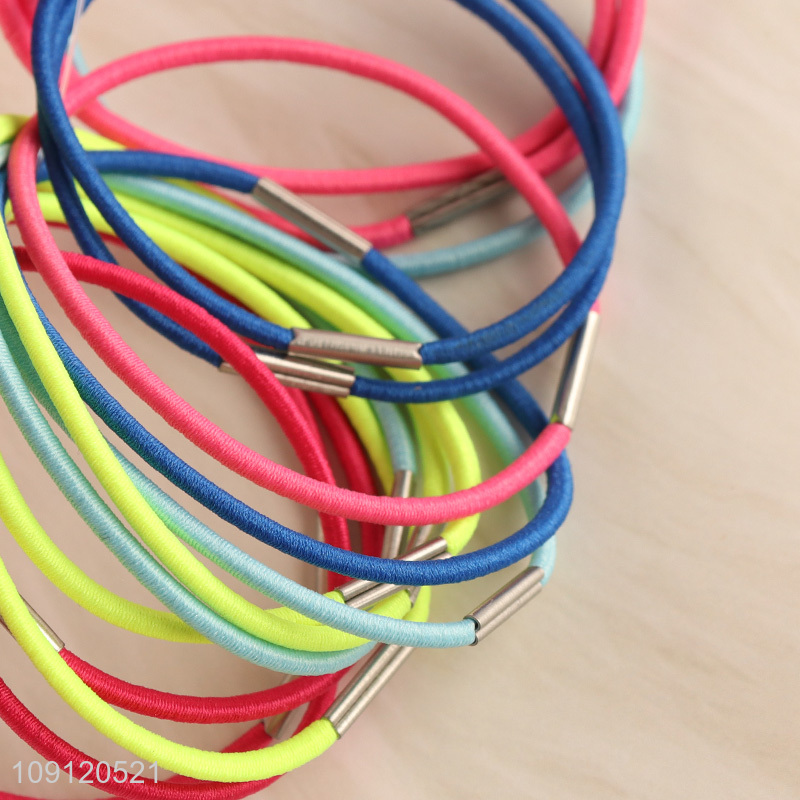 Good quality colorful elastic fashion hair band hair rope for girls