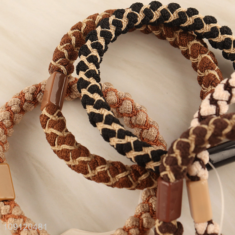 Latest products 5pcs girls hair band hair rope elastic hair ring
