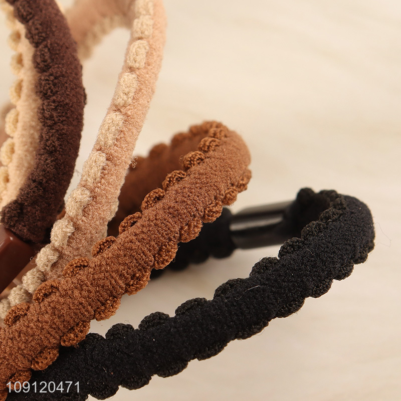 Hot items 5pcs fashion hair band hair rope girls hair accessories set