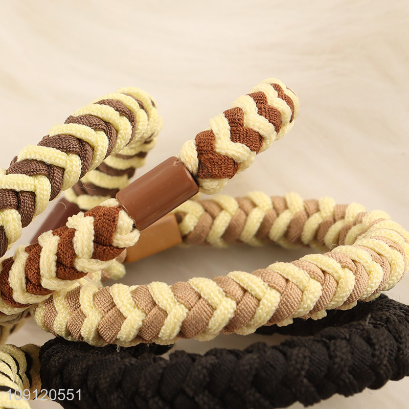 Top sale elastic 5pcs hair band hair rope girls hair accessories