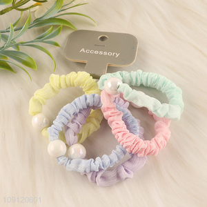 China supplier multicolor elastic hair band hair rope hair accessories