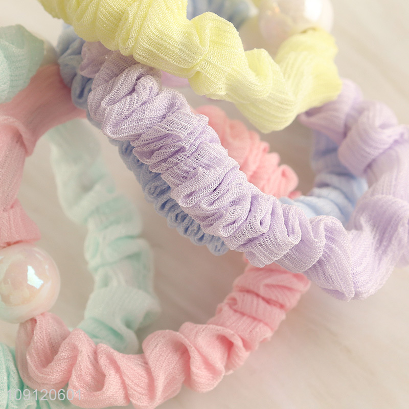 China supplier multicolor elastic hair band hair rope hair accessories