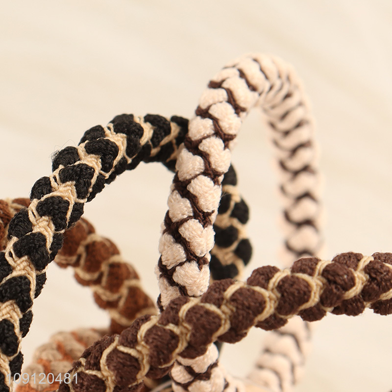 Latest products 5pcs girls hair band hair rope elastic hair ring