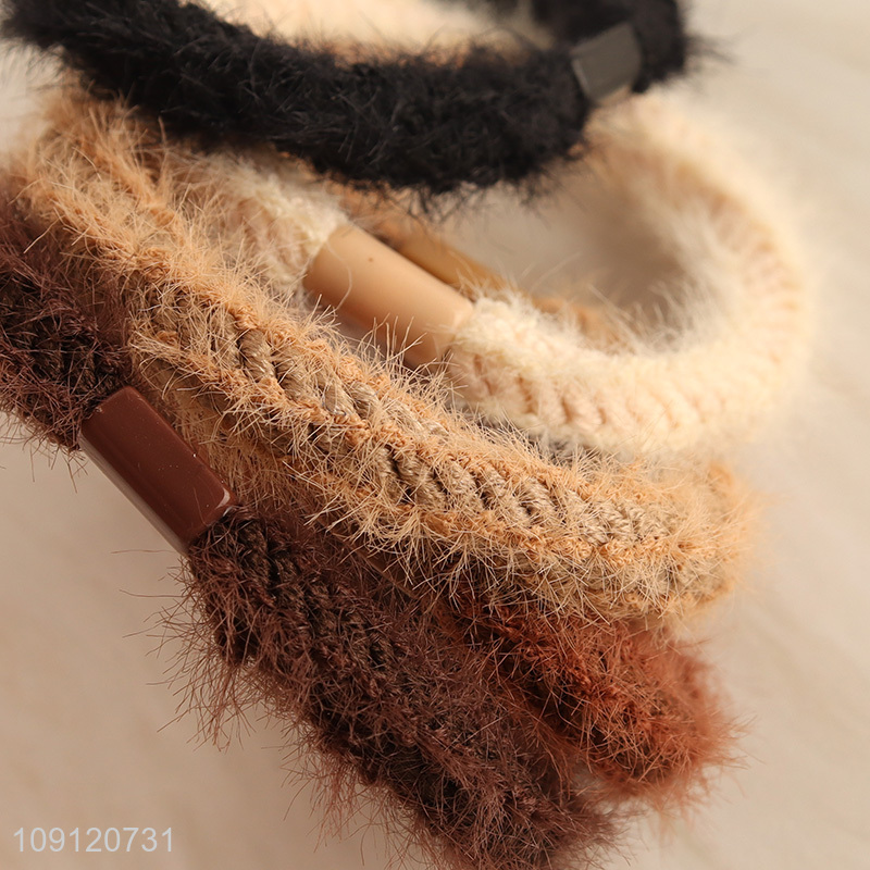 Yiwu market 5pcs girls fashion elastic hair band hair rope set