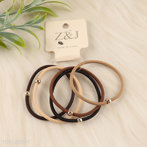 Popular products multicolor 5pcs elastic hair band hair rope for girls