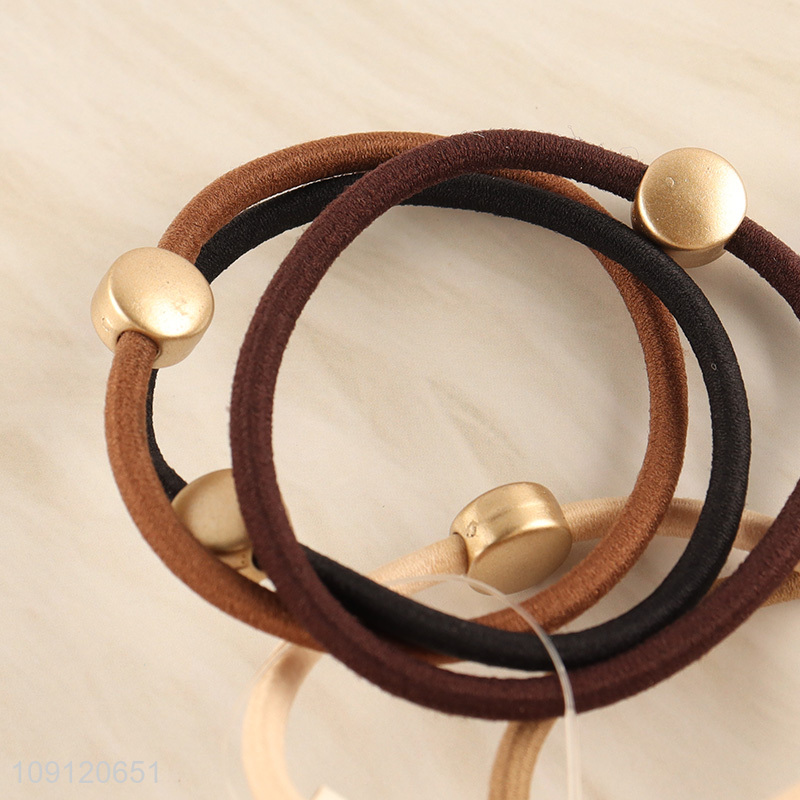 Most popular multicolor 5pcs girls hair decoration hair band hair rope
