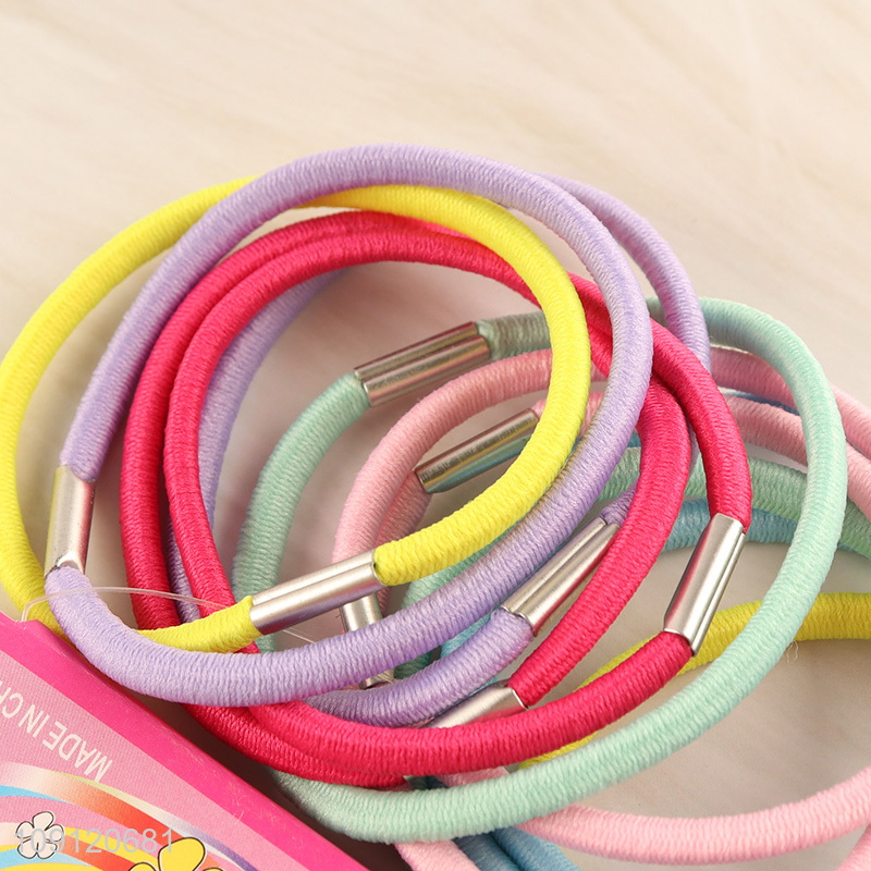 Low price colorful high elastic fashion girls hair band hair rope