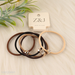 Top products 5pcs elastic girls fashion hair band hair rope set