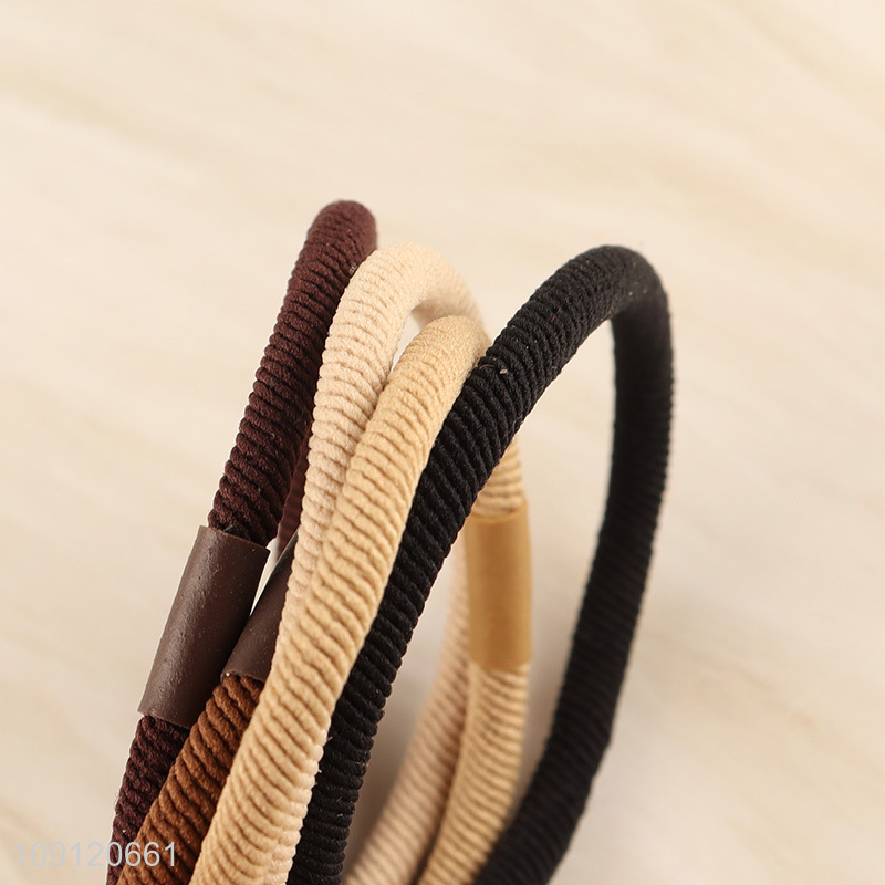 Good quality multicolor elastic hair band hair rope girls hair accessories