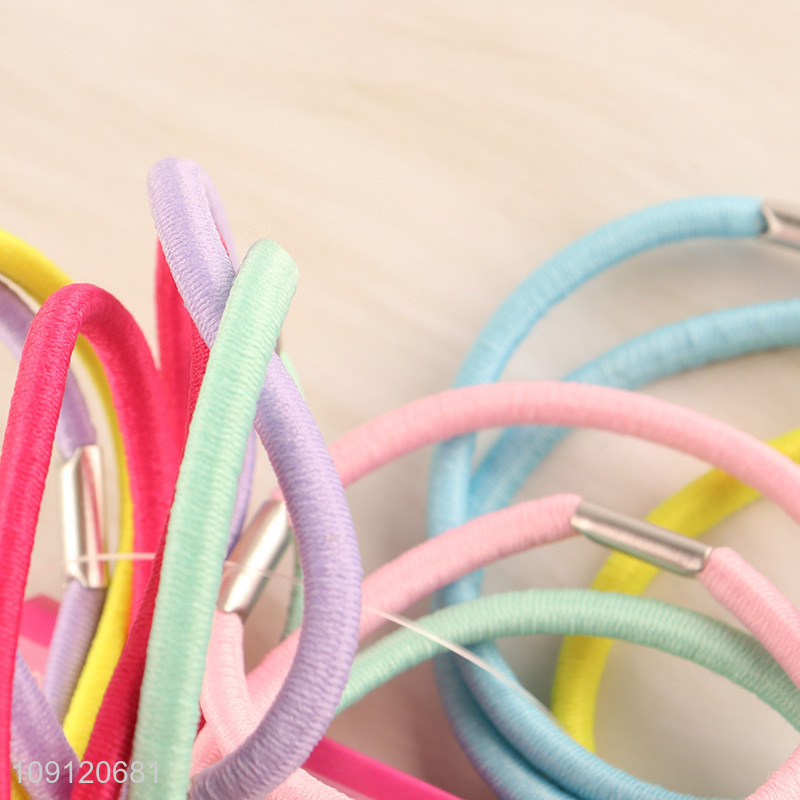 Low price colorful high elastic fashion girls hair band hair rope