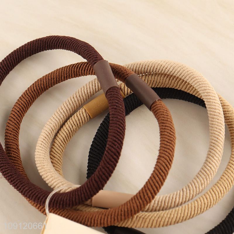 Good quality multicolor elastic hair band hair rope girls hair accessories