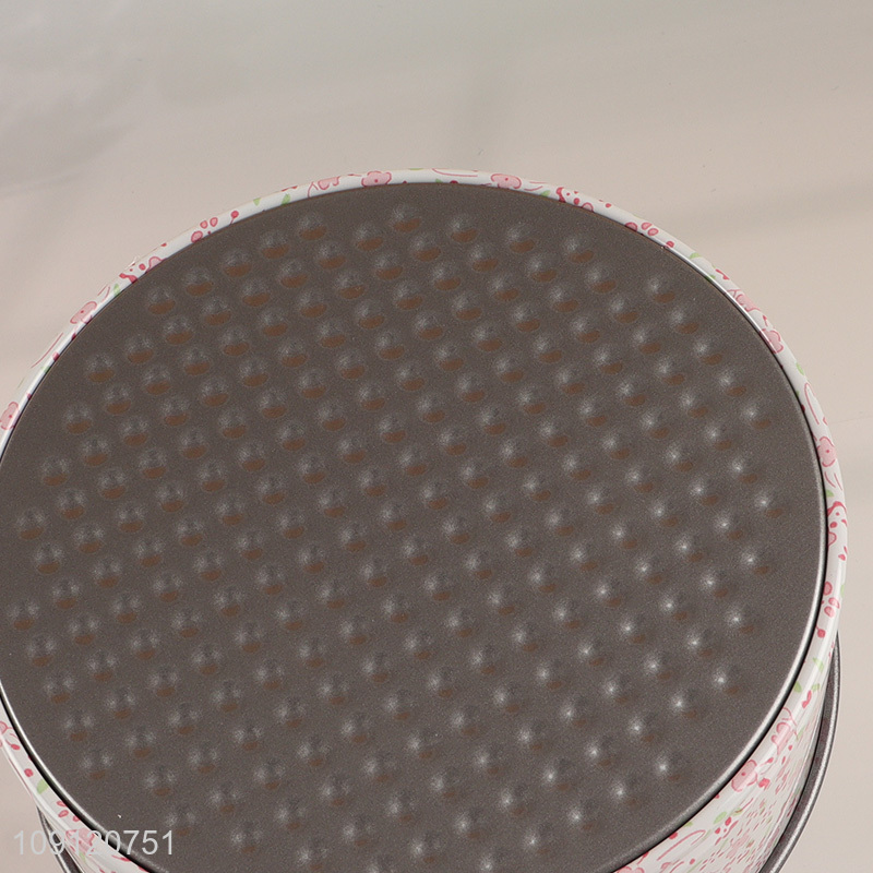 Wholesale 4PCS Round Carbon Steel Springform Pans Leak Proof Cheesecake Pans