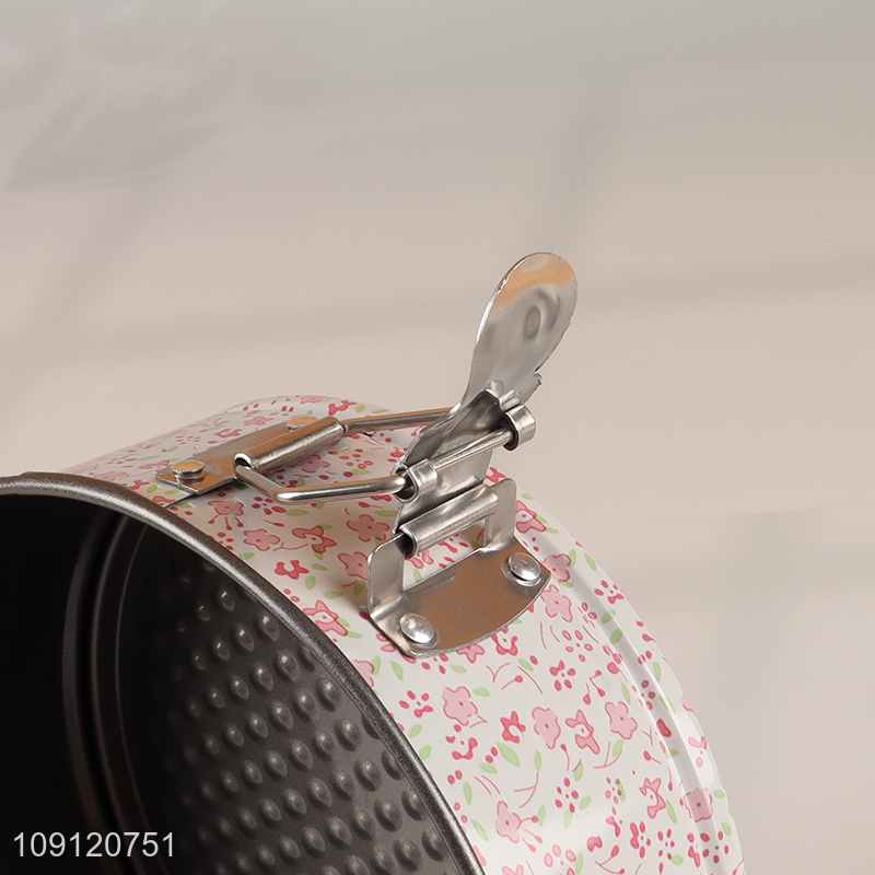 Wholesale 4PCS Round Carbon Steel Springform Pans Leak Proof Cheesecake Pans