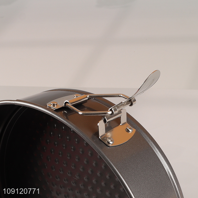 New Product 3PCS Carbon Steel Springform Pans Non-Stick Cake Baking Pans