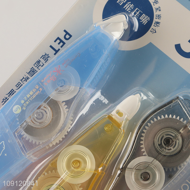 Hot items 3pcs non-toxic correction tape school students stationery