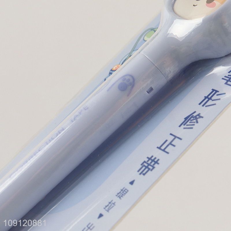 New arrival cartoon pen shaped 6m*5mm correction tape for students kids