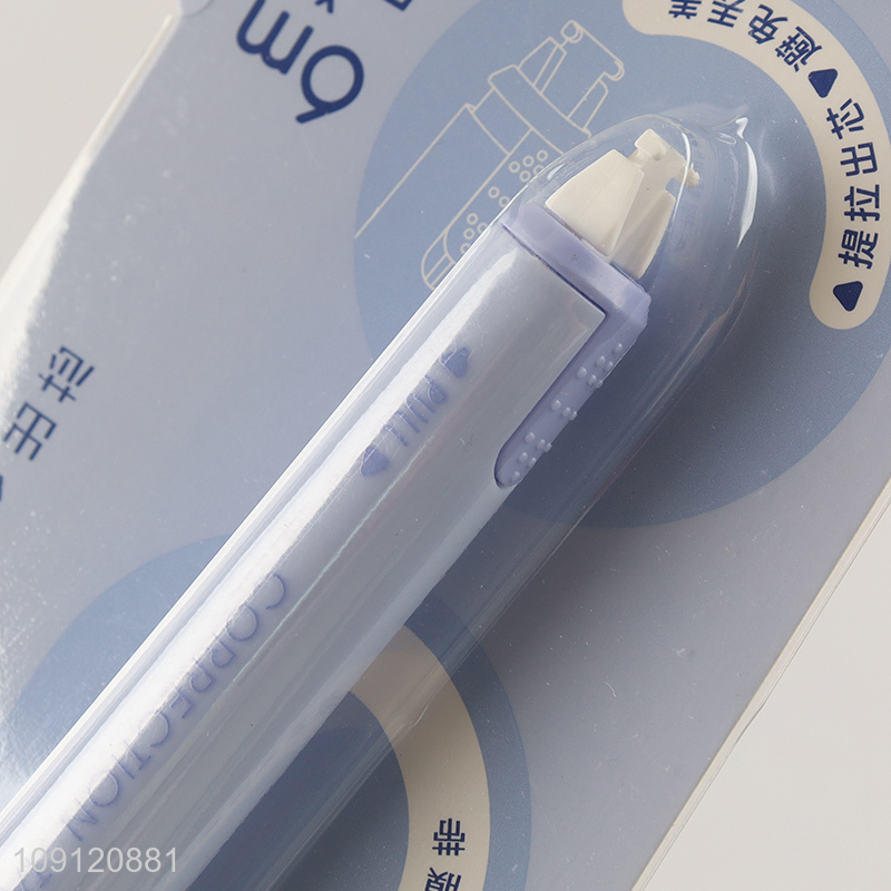 New arrival cartoon pen shaped 6m*5mm correction tape for students kids