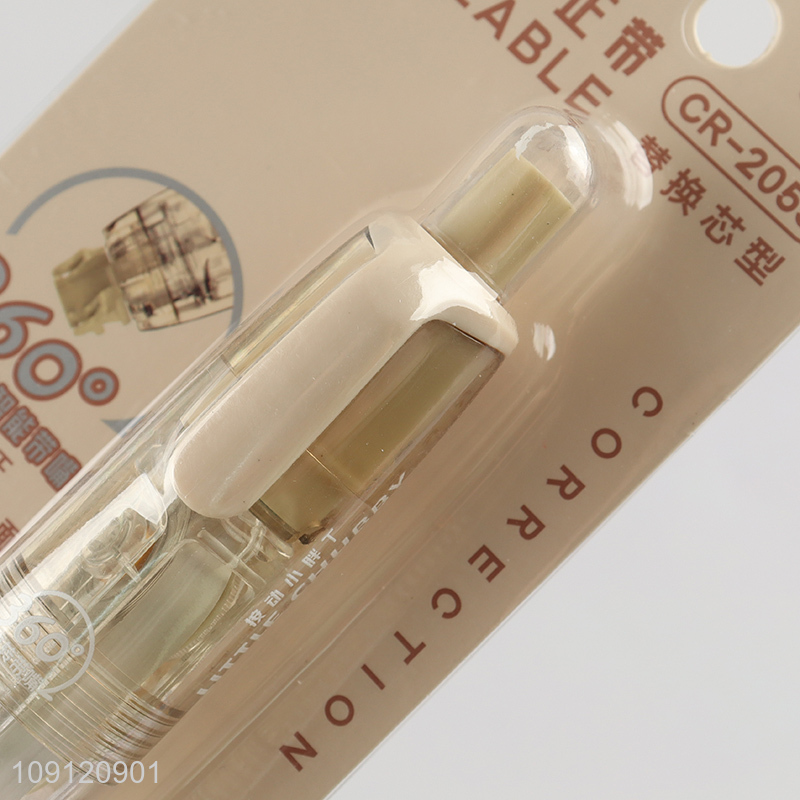 Latest products school students rotating head correction tape for sale
