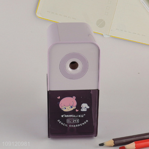 Factory wholesale cartoon students kids pencil sharpener machine