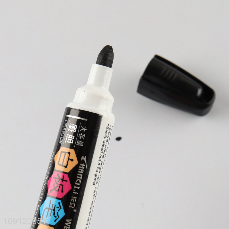 Best selling 12pcs non-toxic black whiteboard marker set wholesale