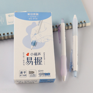 Hot products school office easy grip quick dry ballpoint pen