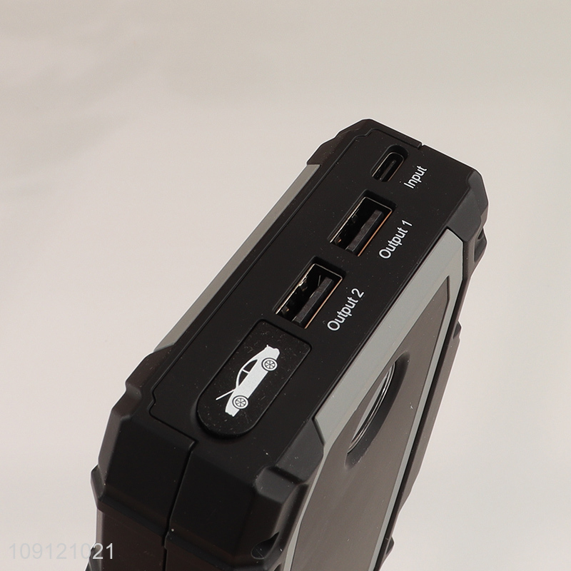 New Product Portable Car Battery Jump Starter Power Bank with USB Output