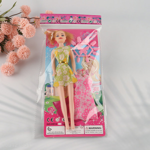 Hot selling children girls doll toy set fashion dressing doll set wholesale