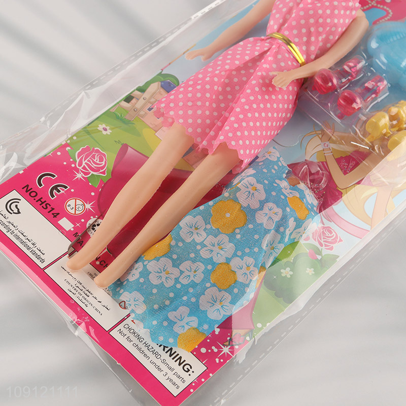 China products 11inch girls kids fashion doll beauty doll set toys