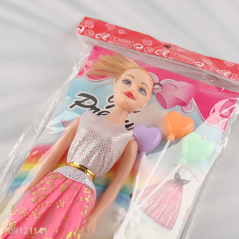 Latest design 11inch beauty doll dressing doll fashion doll toys set