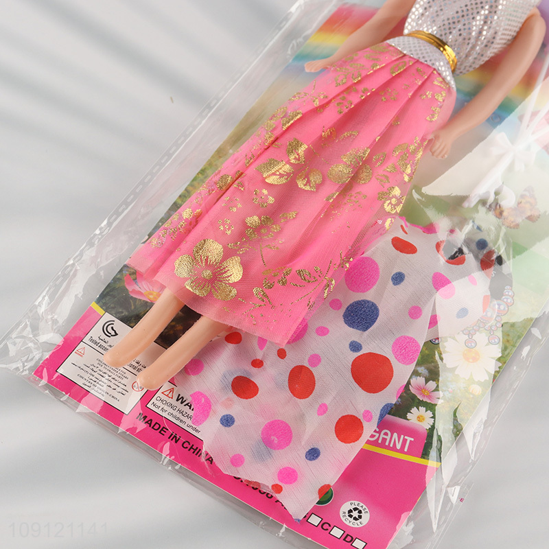 Latest design 11inch beauty doll dressing doll fashion doll toys set