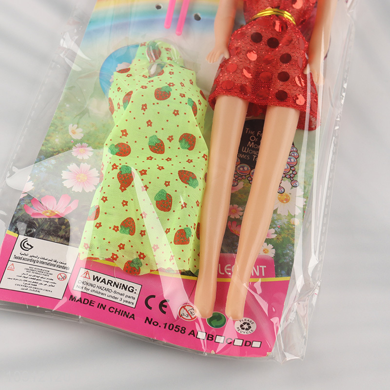 Hot products 11inch fashion doll beauty doll dressing doll for kids