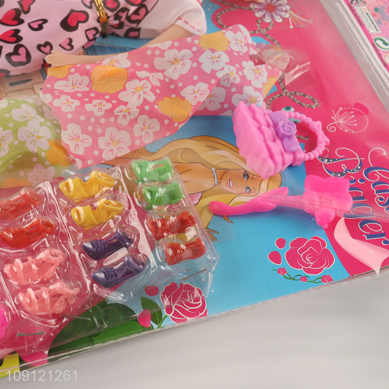 Most popular kids 11inch beauty doll dressing doll pretend play set toys