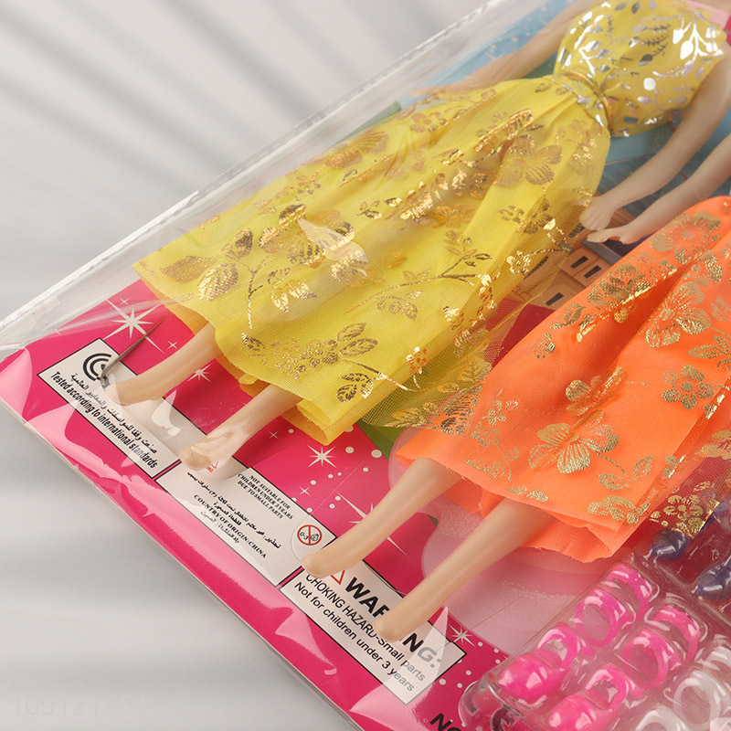Top selling children girls 11inch beauty doll dressing doll set toys
