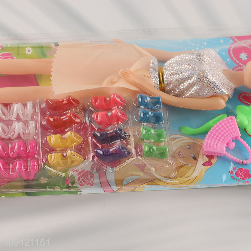 New product 11inch beauty doll dressing doll girls kids toys for sale