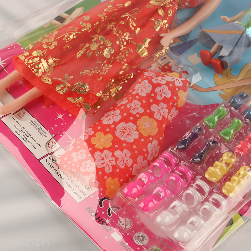 New style beauty doll dressing doll girls kids princess doll set