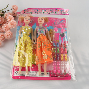 Top selling children girls 11inch beauty doll dressing doll set toys